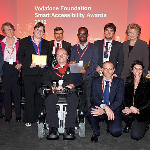 2012 Vodafone Foundation Smart Accessibility Award presentation